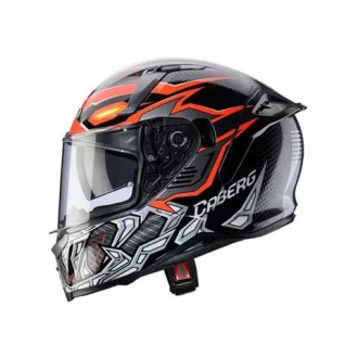   Caberg Avalon X Gurkha zárt bukósisak fekete/szürke/fluo narancs XXL