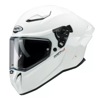  Caberg Drift Evo II Solid zárt bukósisak napszemüveggel fényes fehér, Pinlock lencsével XS