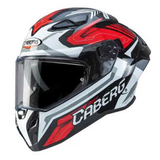   Caberg Drift Evo II Jarama zárt bukósisak napszemüveggel fekete/piros/fehér, Pinlock lencsével S