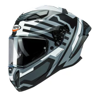   Caberg Drift Evo II Horizon zárt bukósisak napszemüveggel matt szürke/fekete/fehér, Pinlock lencsével S