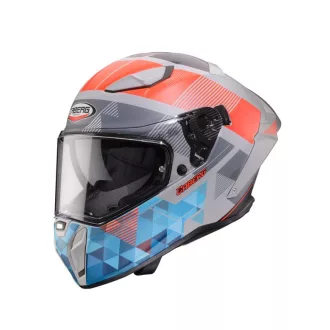   Caberg Drift Evo II Prism zárt bukósisak napszemüveggel matt szürke/fluo piros/kék M