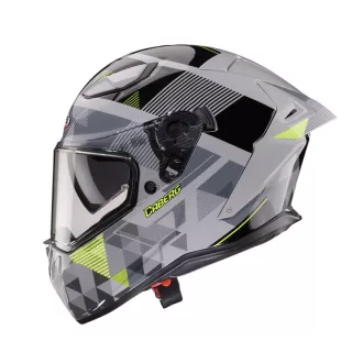   Caberg Drift Evo II Prism zárt bukósisak napszemüveggel matt szürke/fekete/fluo sárga L