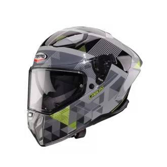   Caberg Drift Evo II Prism zárt bukósisak napszemüveggel matt szürke/fekete/fluo sárga M