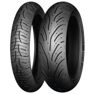   MICHELIN KOMPLET OPON (CAI103565/25) 120/70ZR17 PILOT ROAD 4 (58W) TL M/C PRZÓD DOT 2025 + (CAI866175/26) 190/50ZR17 PILOT ROAD 4 (73W) TL M/C TYŁ DOT 2026 + BIDON MICHELIN