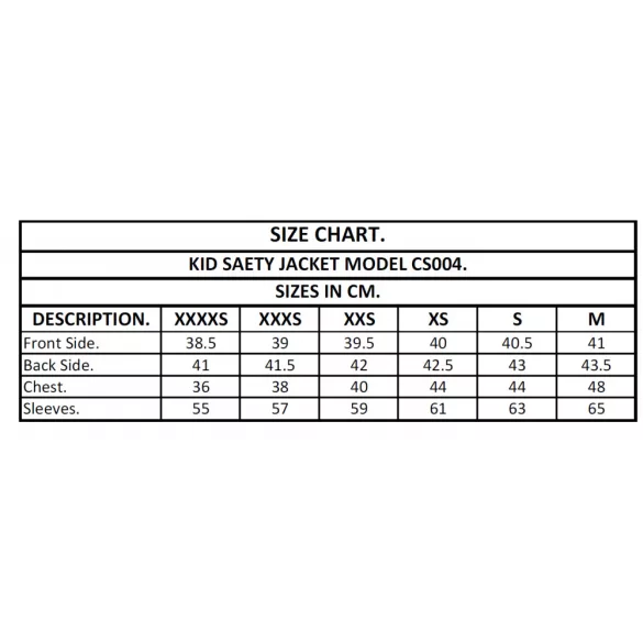 Gareth CS Scorpion gyerek  protektoring, XXS