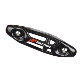   SCAR RACING UNIWERSALNA CARBONOWA OSŁONA KOLANKA WYDECHOWEGO 4T