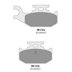 Delta Braking hátsó fékbetét - YAMAHA YFM 700 RAPTOR  -  DB2372OR-D