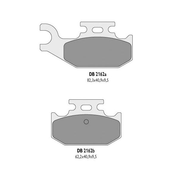 Delta Braking hátsó fékbetét - YAMAHA YFM 700 RAPTOR  -  DB2372OR-D