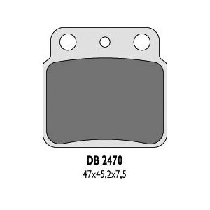 Delta Braking hátsó fékbetét, KAWASAKI KFX 400 03-06, SUZUKI LT 250 87-90, LTZ 400 03-06, LTZ 450 06-12, LT 500 87-95, REAR