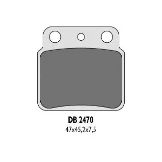   Delta Braking hátsó fékbetét, KAWASAKI KFX 400 03-06, SUZUKI LT 250 87-90, LTZ 400 03-06, LTZ 450 06-12, LT 500 87-95, REAR