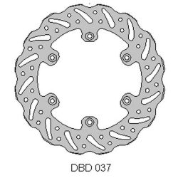   Delta Braking hátsó féktárcsa - KTM 2T/4T '91-21, HUSABERG, HUSQUARNA, GAS-GAS '21, WAVE (220X110X4MM) (6X6,5MM)
