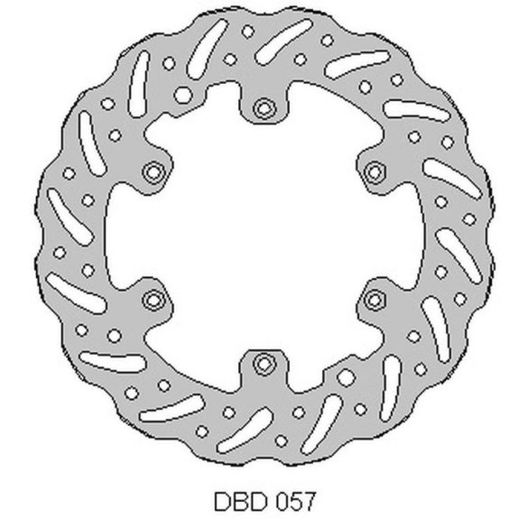 D braking első féktárcsa - BETA 2T/4T '13-21, WAVE (260X126,5X3MM) (6X6,5MM)