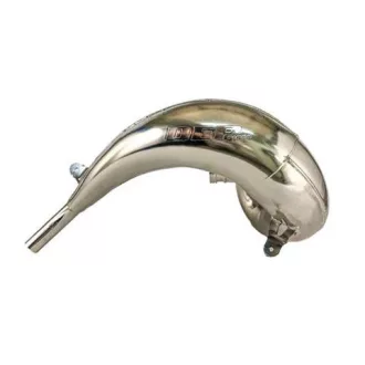   DEP PIPES ARMOURED DYFUZOR/KOMORA/TUBA REZONANSOWA NIKLOWANA (FRONT EXHAUST PIPE NICKEL): SHERCO 250/300 FACTORY '18-. RACE '19- (WZMOCNIONY 1,2 MM)