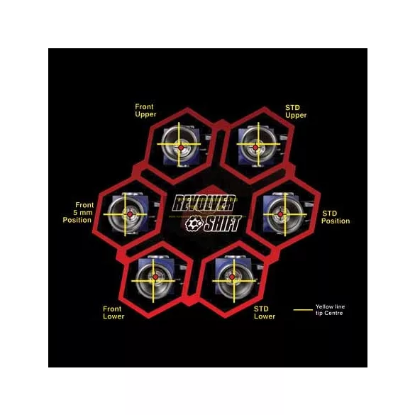 Zeta Revolver Shift Alu váltókar Kawasaki KXF450/09-16