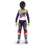 Alpinestars Supertech Dirt Studios LE violet-pink-fluoyellow ruhaszett