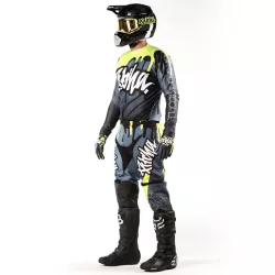 Pitcha Dripp grey-fluo yellow ruhaszett