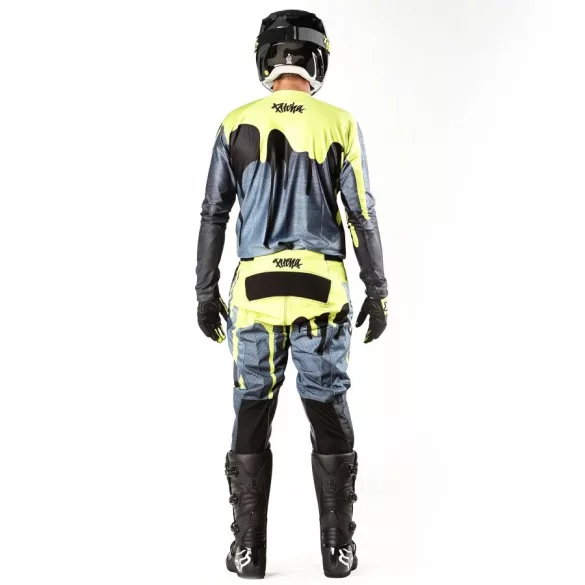 Pitcha Dripp grey-fluo yellow ruhaszett