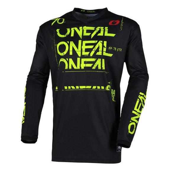 O'NEAL ELEMENT MEZ STATIC BLACK/NEON YELLOW 