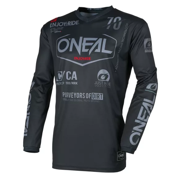 Oneal Element Brand mez fekete-szürke
