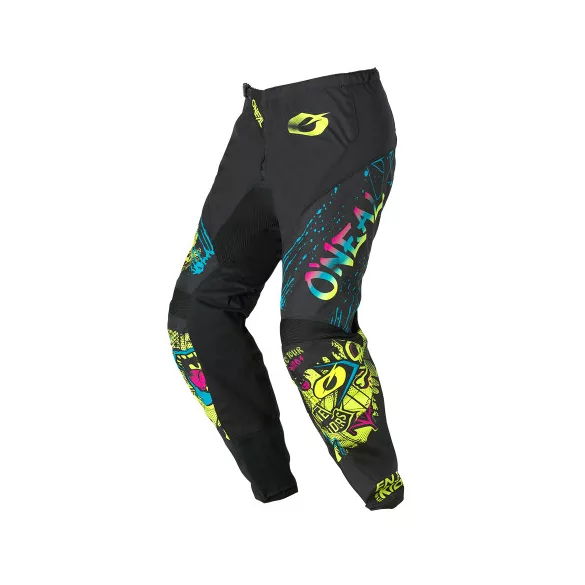 O'NEAL GYEREK NADRÁG RANCID – Black/Neon Yellow