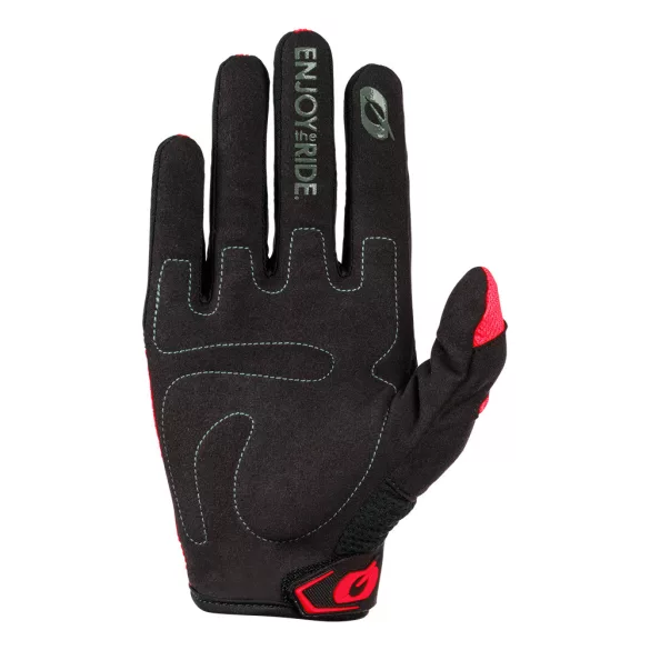 Oneal Element black-RED gyerek cross kesztyű