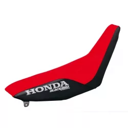   BLACKBIRD ÜLÉSHUZAT / ÜLÉSBURKOLAT HONDA XR 250/400 '96-'04 (17) HONDA LOGÓ, PIROS/FEKETE SZÍN