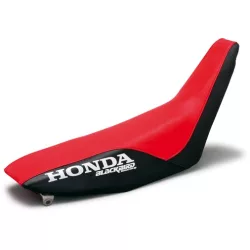   BLACKBIRD ÜLÉSHUZAT / ÜLÉSBURKOLAT HONDA XR 250/400 '96-'04 (17) HONDA LOGÓ, FEKETE/PIROS SZÍN