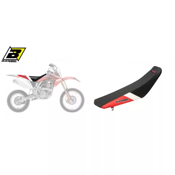 BLACKBIRD ÜLÉSHUZAT / ÜLÉSBURKOLAT HONDA CRF 150R '07-'23 DREAM 4 FEKETE/FEHÉR/PIROS SZÍN