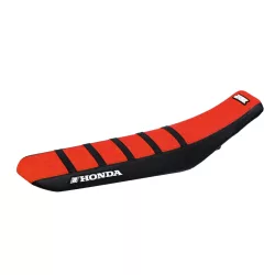   BLACKBIRD ÜLÉSHUZAT / ÜLÉSBORÍTÁS HONDA CRF 250R '14-'17, CRF 450R '13-'16 ZEBRA FEKETE PIROS SZÍN