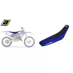   BLACKBIRD ÜLÉSHUZAT / ÜLÉSBURKOLAT YAMAHA YZ 125/250 '02-'21 DOUBLE GRIP 3 KÉK/FEKETE SZÍN