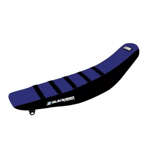 BLACKBIRD ÜLÉSHUZAT / ÜLÉSBORÍTÁS YAMAHA YZ 125/250 '02-'21 ZEBRA FEKETE KÉK SZÍN