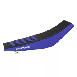   BLACKBIRD ÜLÉSHUZAT / ÜLÉSBURKOLAT YAMAHA YZ 85 '02-'21 DOUBLE GRIP FEKETE KÉK SZÍN