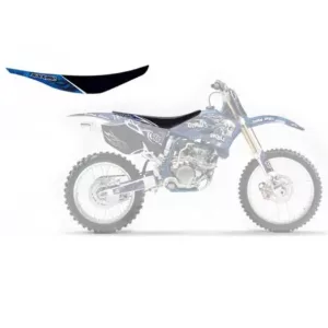 BLACKBIRD KIÁRUSÍTÁS ÜLÉSHUZAT / ÜLÉSBURKOLAT YAMAHA YZ 250F '10-'13 TRIBAL SKULL 2 FEKETE/KÉK SZÍN