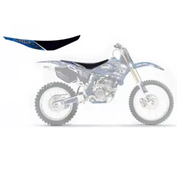 BLACKBIRD KIÁRUSÍTÁS ÜLÉSHUZAT / ÜLÉSBURKOLAT YAMAHA YZ 250F '10-'13 TRIBAL SKULL 2 FEKETE/KÉK SZÍN