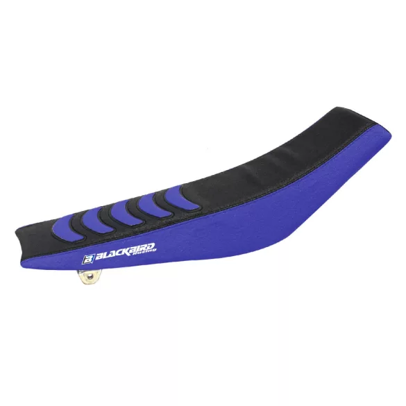 BLACKBIRD ÜLÉSHUZAT / ÜLÉSBURKOLAT YAMAHA YZ 250F '14-'18, YZ 450F '14-'19, WR 250F '15-'19, WR 450F '16-'18 DOUBLE GRIP 3 KÉK/FEKETE SZÍN