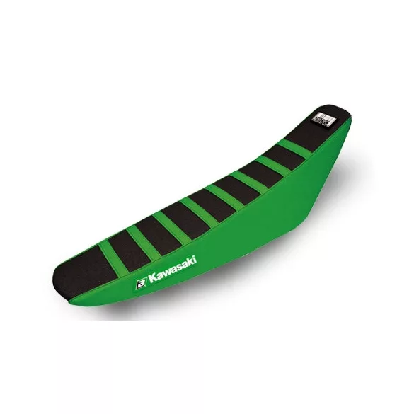BLACKBIRD KIÁRUSÍTÁS ÜLÉSHUZAT / ÜLÉSBORÍTÁS KAWASAKI KXF 250/450 '06-'08 ZEBRA FEKETE ZÖLD SZÍNBEN