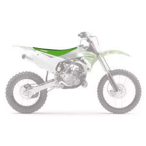 BLACKBIRD ÜLÉSHUZAT / ÜLÉSBEVONAT KAWASAKI KX 85 '14-'25 DOUBLE GRIP 3 FEKETE ZÖLD SZÍN