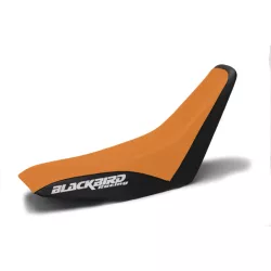   BLACKBIRD ÜLÉSHUZAT / ÜLÉSBORÍTÁS KTM 2T '93-'97 (2 STROKE ALL MODELS) NARANCSSÁRGA FEKETE SZÍNBEN