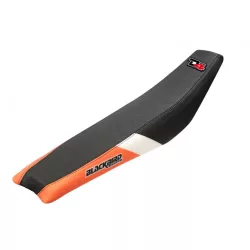   BLACKBIRD KIÁRUSÍTÁS ÜLÉSHUZAT / ÜLÉSBORÍTÁS KTM SX/SXF '98-'06, EXC/EXCF '98-'07 (SX ALL MODELS '98-'06) (EXC ALL MODELS '98-'07) DREAM 4 NARANCSSÁRGA FEKETE SZÍNBEN