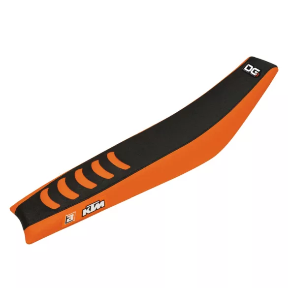 BLACKBIRD ÜLÉSHUZAT / ÜLÉSBEVONAT KTM SX 85 '13-'17 DOUBLE GRIP 3 FEKETE NARANCSSÁRGA SZÍN