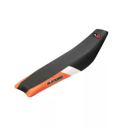   BLACKBIRD KIÁRUSÍTÁS ÜLÉSHUZAT / ÜLÉSBORÍTÁS KTM SX 85 '18-'23 DREAM 4 FEKETE NARANCSSÁRGA FEHÉR SZÍNBEN