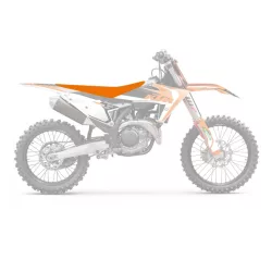   BLACKBIRD ÜLÉSHUZAT / ÜLÉSBORÍTÁS KTM SX 85 '25 PIRAMID NARANCSSÁRGA SZÍN