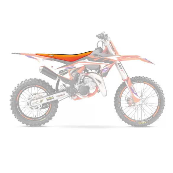 BLACKBIRD ÜLÉSHUZAT / ÜLÉSBORÍTÁS KTM SX 85 '25 DOUBLE GRIP NARANCSSÁRGA SZÍN