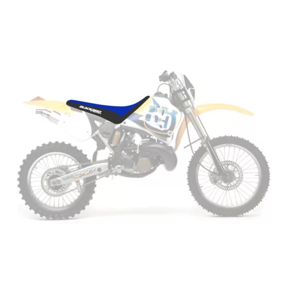 BLACKBIRD ÜLÉSHUZAT / ÜLÉSBORÍTÁS HUSQVARNA 4T '95-'00 TRADITIONAL (TE ALL MODELS) KÉK FEKETE SZÍNBEN