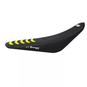 BLACKBIRD ÜLÉSHUZAT / ÜLÉSBORÍTÁS HUSQVARNA FC/TC '14-'15, TE/FE '14-'16 DOUBLE GRIP 3 FEKETE SÁRGA SZÍNBEN