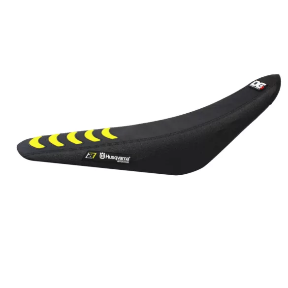 BLACKBIRD ÜLÉSHUZAT / ÜLÉSBORÍTÁS HUSQVARNA FC/TC '14-'15, TE/FE '14-'16 DOUBLE GRIP 3 FEKETE SÁRGA SZÍNBEN