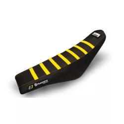   BLACKBIRD ÜLÉSHUZAT / ÜLÉSBORÍTÁS HUSQVARNA FC/TC '14-'15, TE/FE '14-'16 ZEBRA SÁRGA FEKETE SZÍNBEN