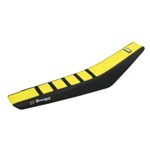 BLACKBIRD ÜLÉSHUZAT / ÜLÉSBORÍTÁS HUSQVARNA FC/TC '14-'15, TE/FE '14-'16 ZEBRA FEKETE SÁRGA SZÍN
