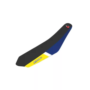 BLACKBIRD KIÁRUSÍTÁS ÜLÉSHUZAT / ÜLÉSBEVONAT SHERCO SE/SEF '17-'23 (SE/SFE ALL MODELS '17-'23) DREAM 4 FEKETE KÉK SÁRGA SZÍN