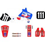 Tecnosel matrica szett, Honda Team Pepsi - CR125 1993-1994/CR250 1992-1994